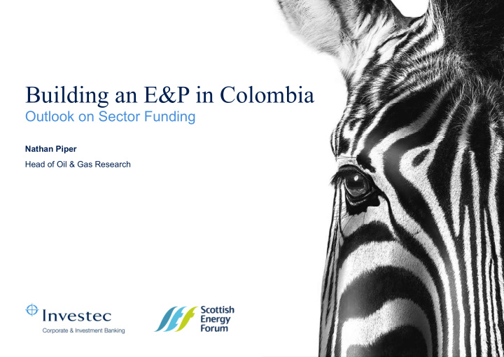 building an e p in colombia