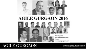 www.agilegurgaon.com  Meetu Arora  Sr V.P. Quality Assurance  Naukri.com  www.agilegurgaon.com