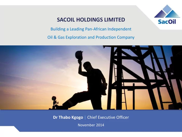 sacoil holdings limited