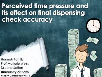 University of Bath  HSR&amp;PP Conference 9.5.13  Community  pharmacy workload  changes since