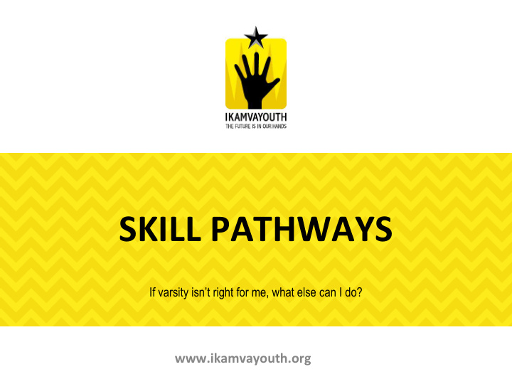 skill pathways