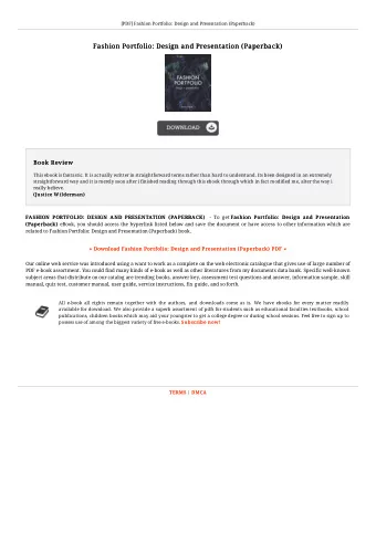 Fashion Portfolio: Design and Presentation (Paperback)  Fashion Portfolio: Design and Presentation