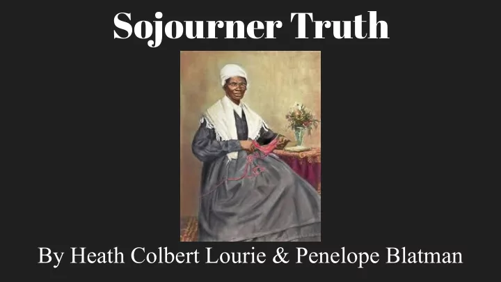 sojourner truth