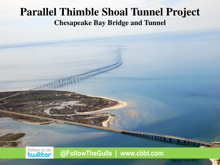 parallel thimble shoal tunnel project