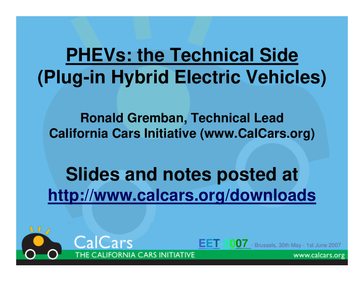 phevs the technical side plug in hybrid electric vehicles
