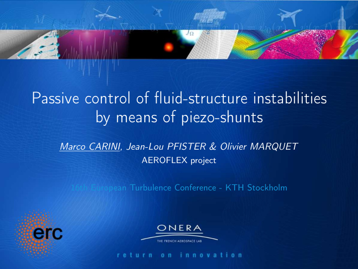 passive control of fluid structure instabilities by means
