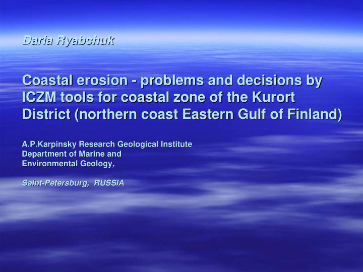 coastal erosion problems and decisions by problems and