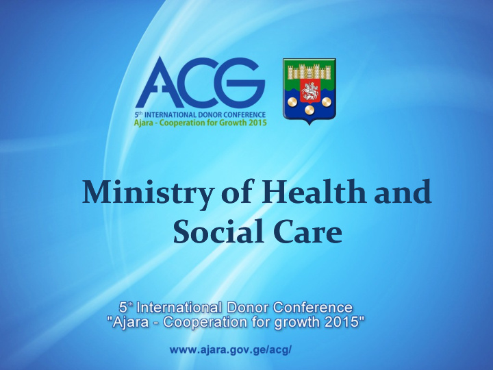 social care social care vision ajara with healthy and