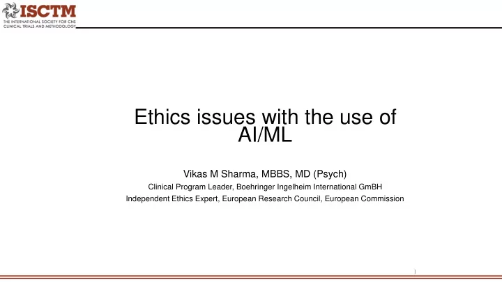 ethics issues with the use of