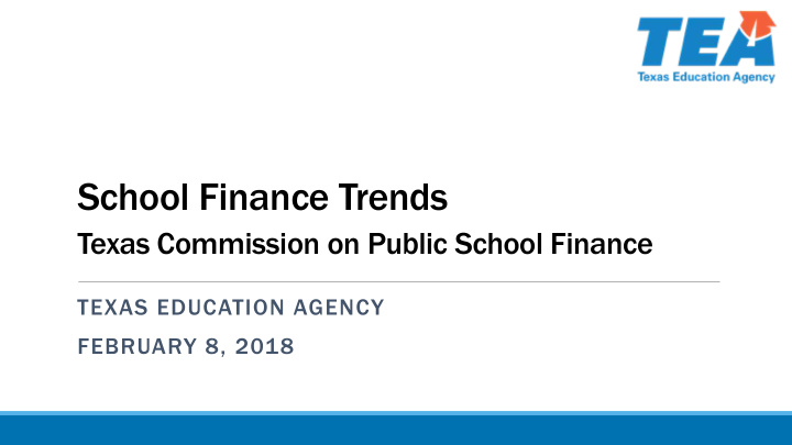 school finance trends