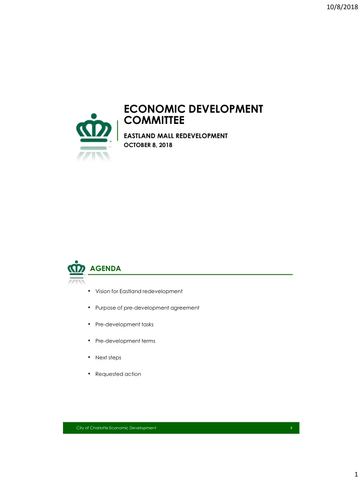 economic development