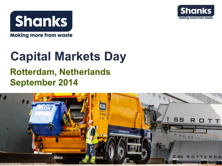 capital markets day