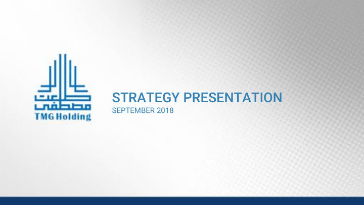 strategy presentation