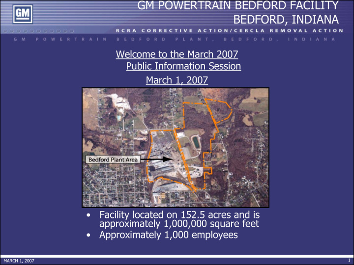 gm powertrain bedford facility bedford indiana