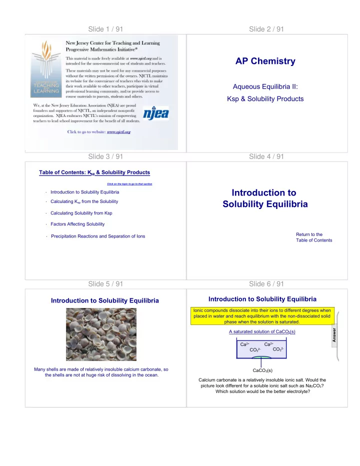 ap chemistry