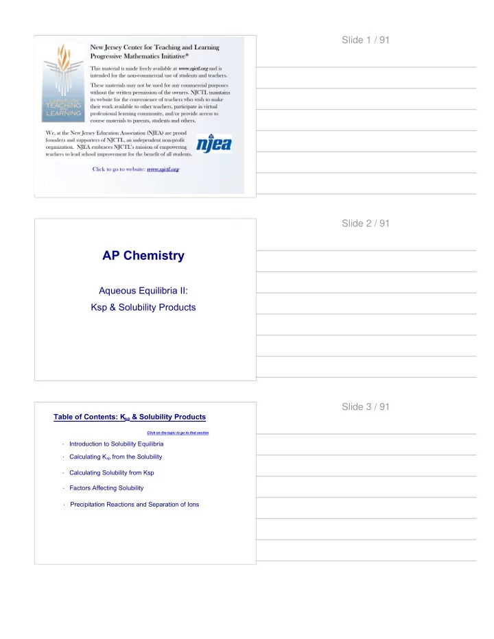 ap chemistry