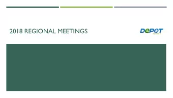 2018 REGIONAL MEETINGS  ABCRC NAV SYSTEM UPDATE  ABCRC NAV SYSTEM UPDATE  Improving NAV will be