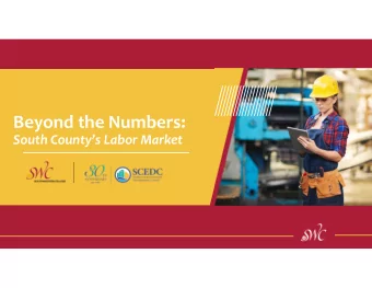 Beyond the Numbers: South Countys Labor Market  How much does a single adult  need to earn