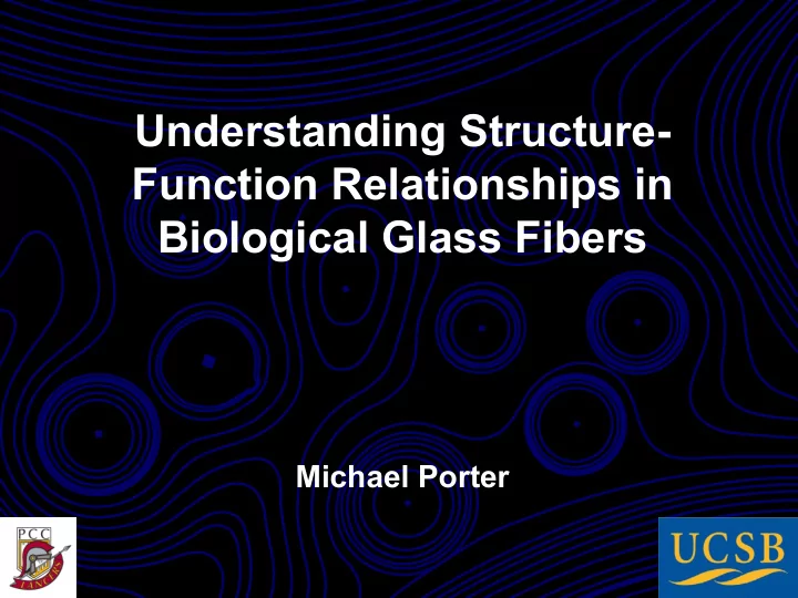 understanding structure function relationships in