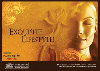 Exquisite  Lifestyle!  : 9810005395 | 9717170808 | 9811332000  www.shalooagencies.com |