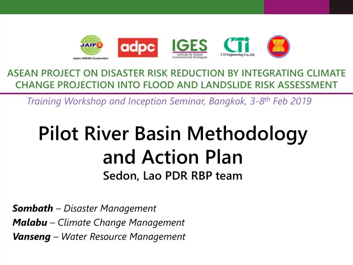 and action plan