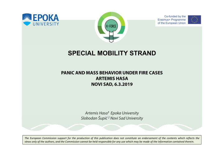 special mobility strand