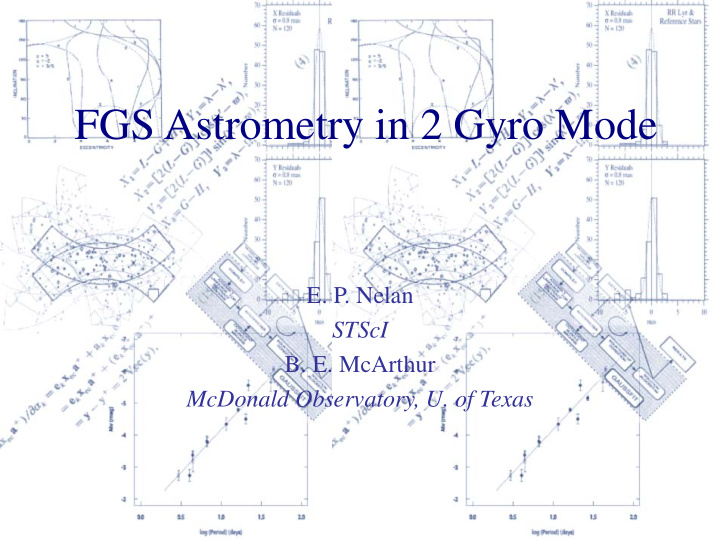 fgs astrometry in 2 gyro mode