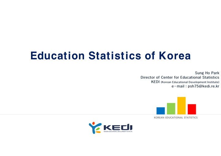 education statistics of korea