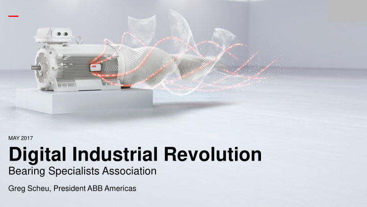 digital industrial revolution