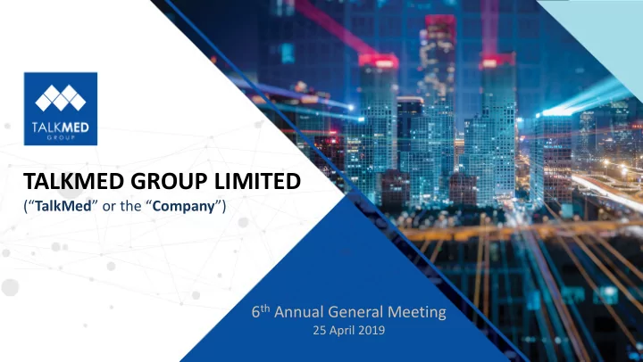 talkmed group limited