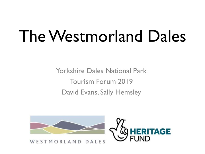 the westmorland dales