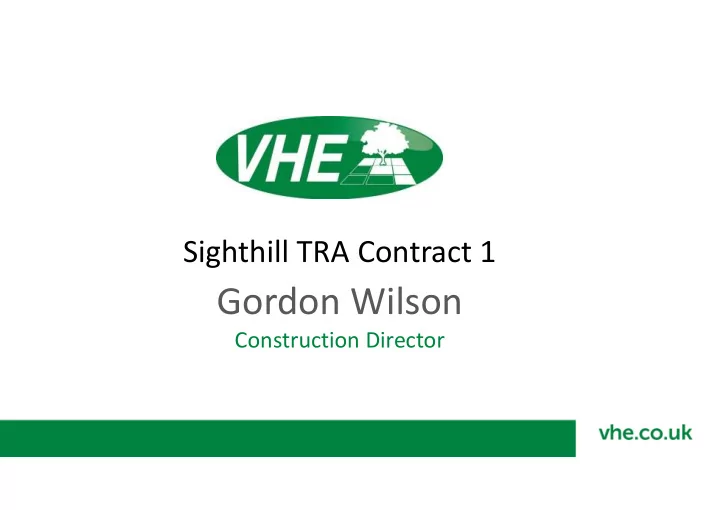 gordon wilson