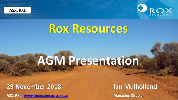 agm presentation