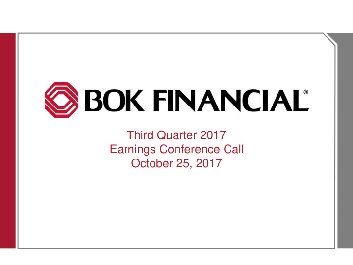 third quarter 2017