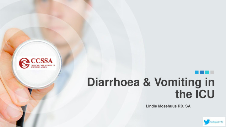 diarrhoea vomiting in