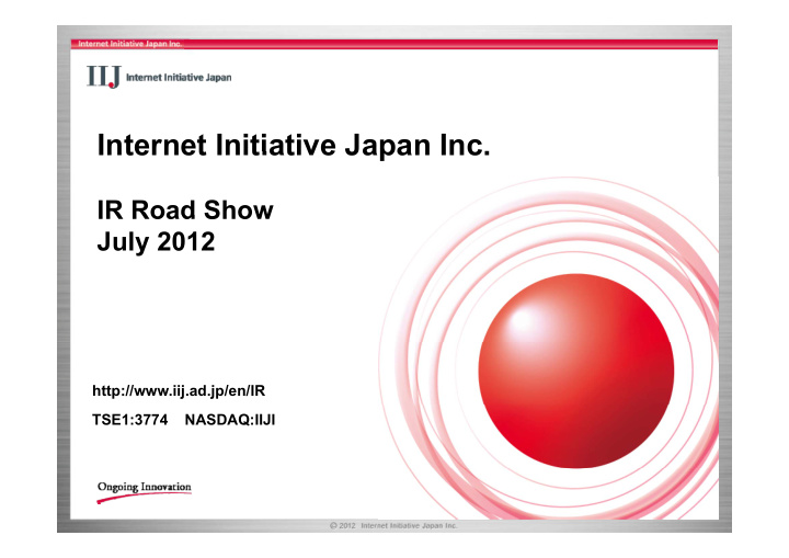 internet initiative japan inc internet initiative japan