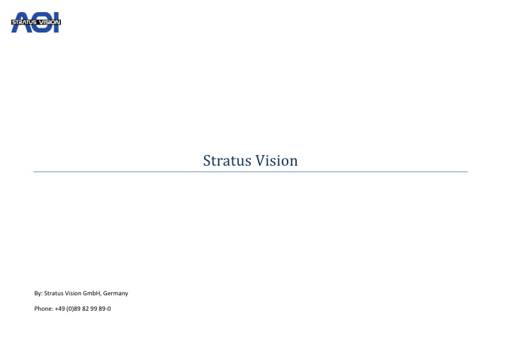 stratus vision