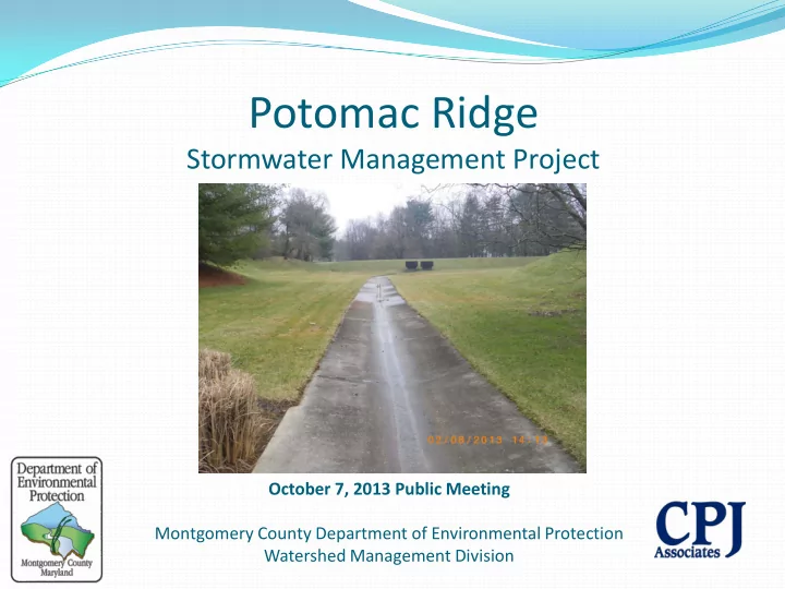 potomac ridge