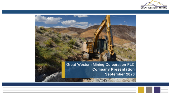 great western mining corporation plc great western mining