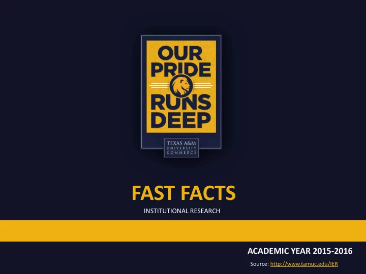 fast facts