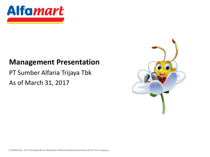 management presentation