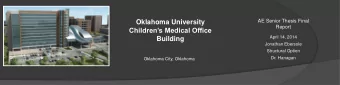 Oklahoma University  Report  Childrens Medical Office  April 14, 2014  Building  Jonathan