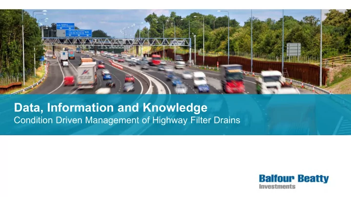 data information and knowledge