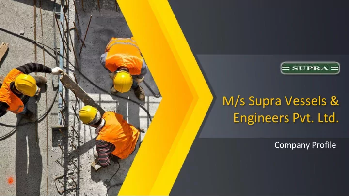 m s supra vessels engineers pvt ltd