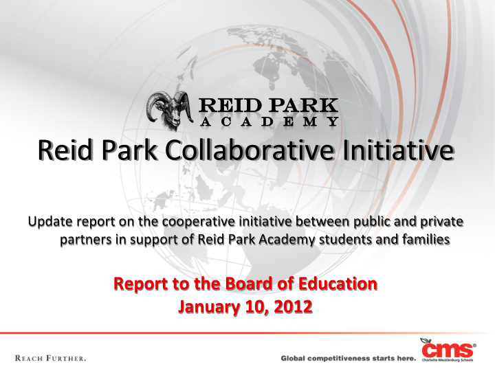 reid park collaborative initiative