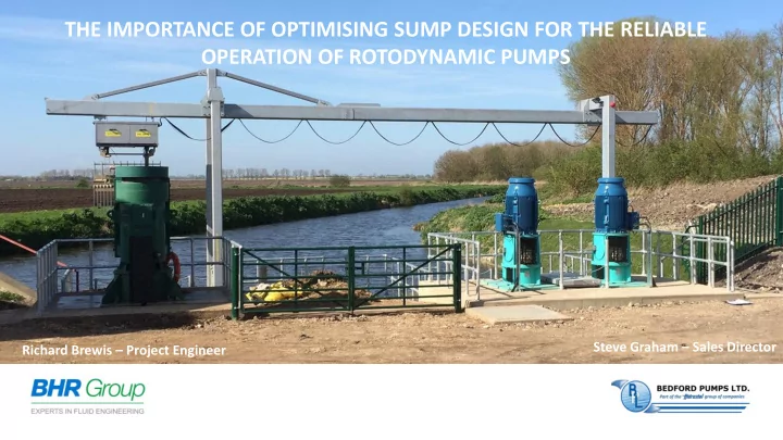the importance of optimising sump design for the reliable