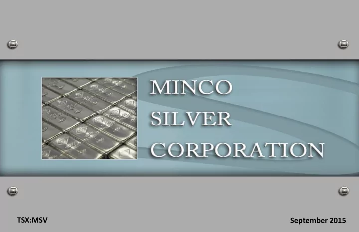 tsx msv september 2015