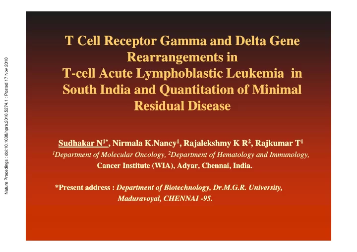 t cell receptor gamma and delta gene t cell receptor