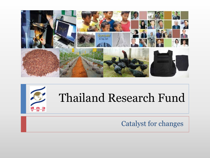 thailand research fund