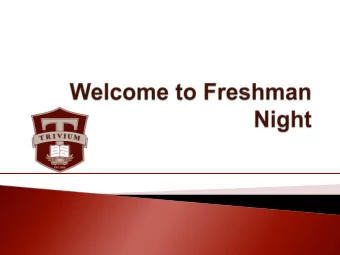 Our Goals  How to be the best student possible  The Holistic Approach  EFC